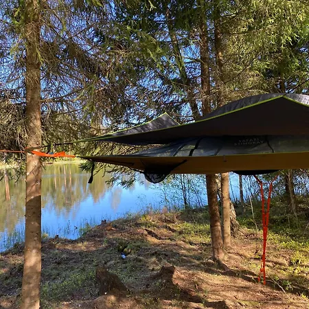 Kemping Karula Tree Tent In Karula National Park Ahijarve