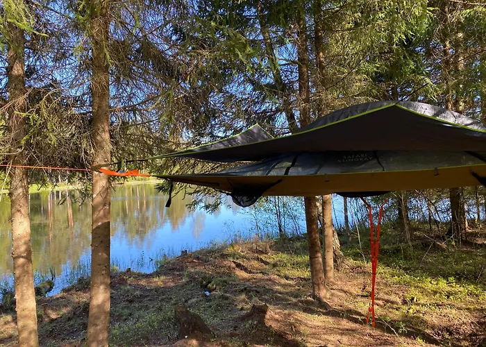 Campsite Karula - Lakeside Camper, Treetent, Sups Included! Ahijarve